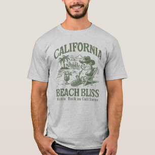 California Beach Bliss on Cali Shores T-Shirt