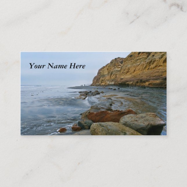 California Beach Business Card (Front)
