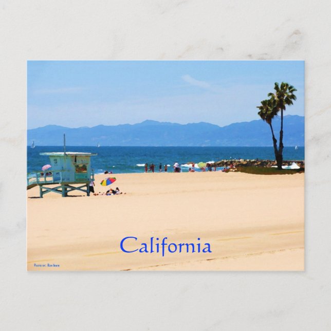 California Beach  California Postcard (Front)