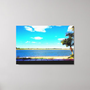CALIFORNIA BEACH canvas Print