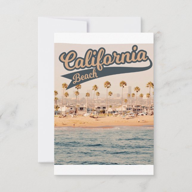 California Beach, Los Angeles, travel, (Front)
