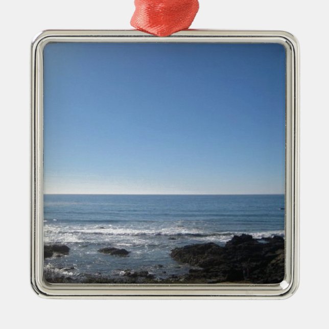 California Beach Metal Tree Decoration (Front)