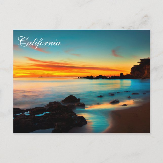 California Beach Scene Postcards (Front)