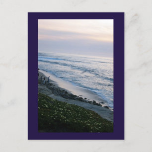 California Beach Sunset Custom La Jolla Postcards