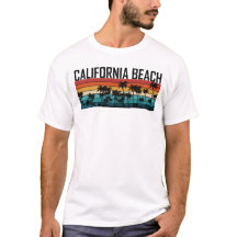 California Beach Sunset Tee