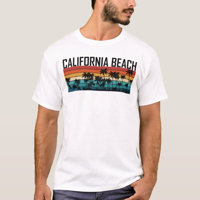 California Beach Sunset Tee (Front)