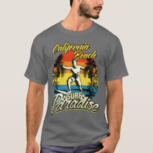 California Beach Surfing T-Shirt