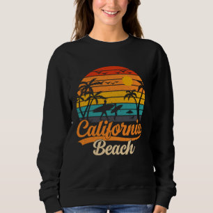 California beach surfing USA woman men Sweatshirt