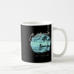 California Beach Vintage Surf Summer Surfer Gift Coffee Mug