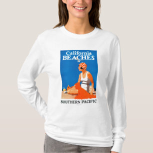 California Beaches Promotional Poster T-Shirt