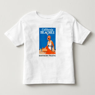 California Beaches Promotional Poster Toddler T-Shirt