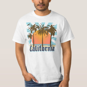California Beaches Sunset T-Shirt