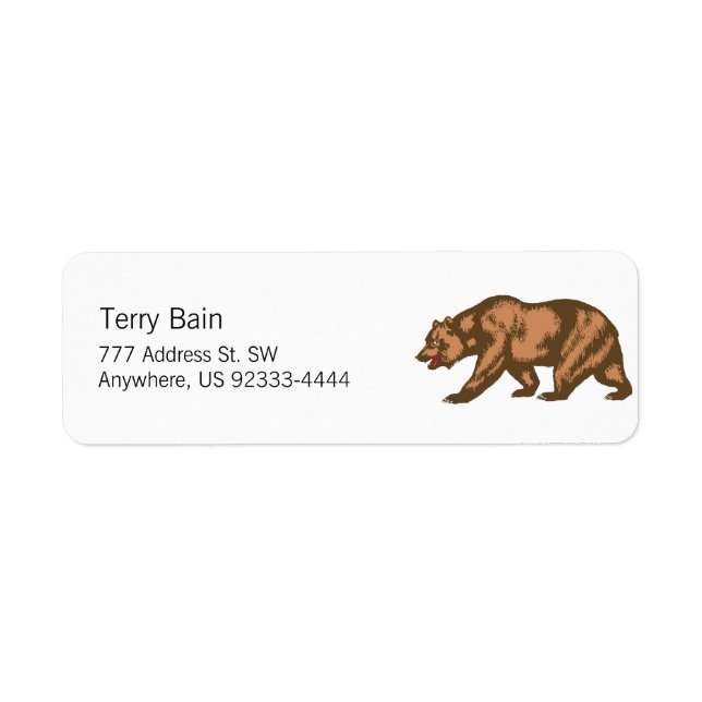 California Bear (Front)