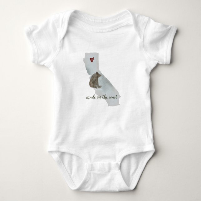 California Bear | Baby Bodysuit (Front)