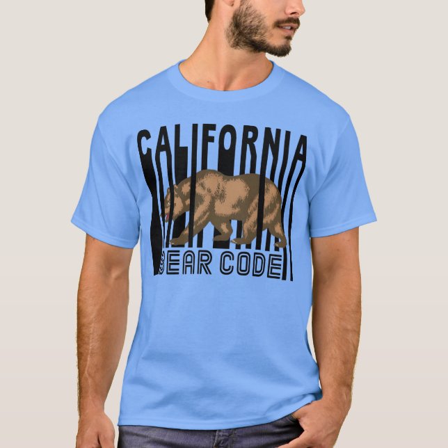 CALIFORNIA BEAR CODE friend T-Shirt (Front)