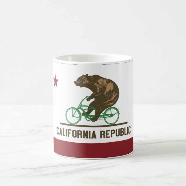 California Bear Cruiser Bike Mug (Center)