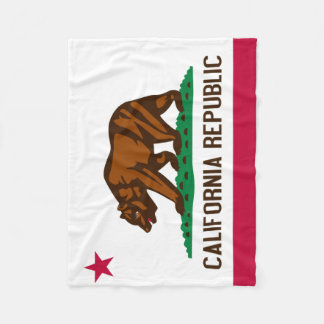 California Bear Flag Blanket