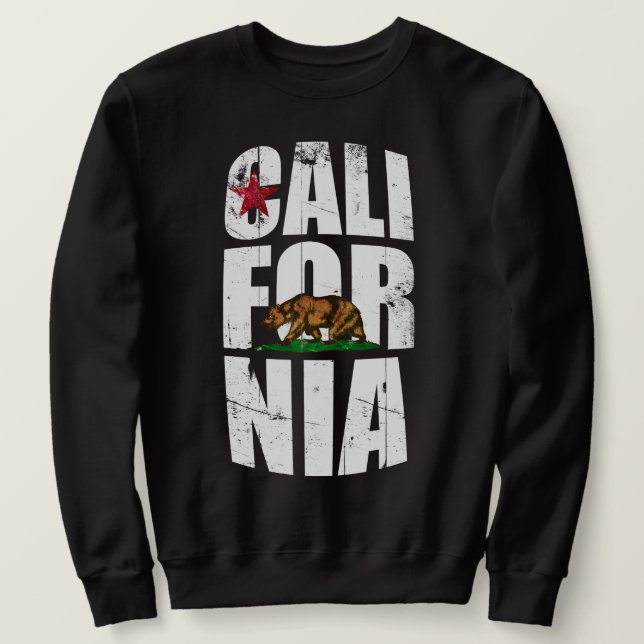 California Bear Flag Sweatshirt (Design Front)