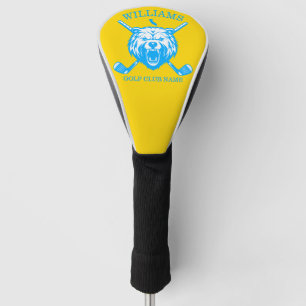 California Bear Golf Club Player Name Head Cover