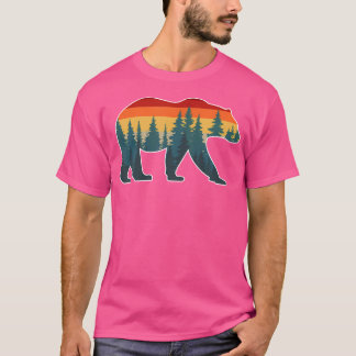 California Bear Vintage Retro Nature Hiking Produc T-Shirt