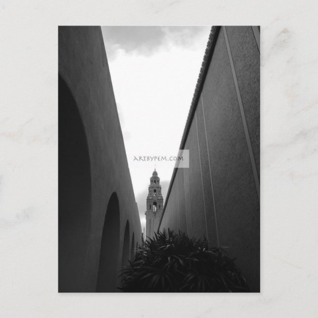 California Bell Tower Postcard (Front)