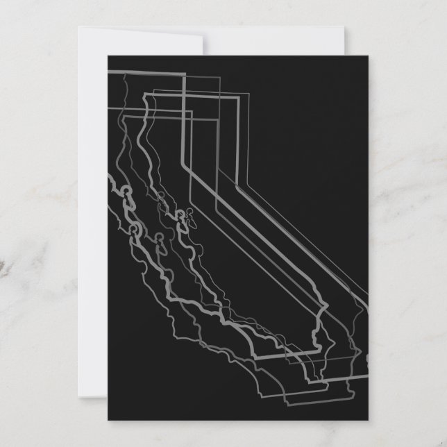 california blur invitation (Front)