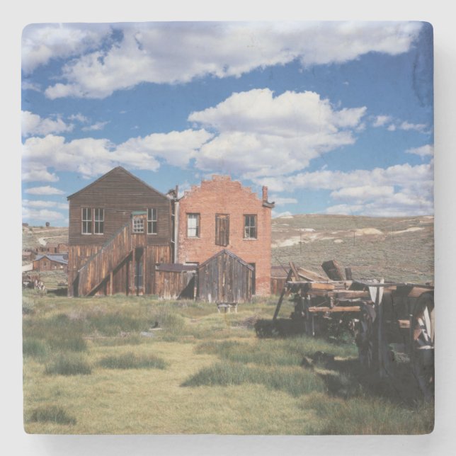 California, Bodie State Historic Park, An old Stone Coaster (Front)