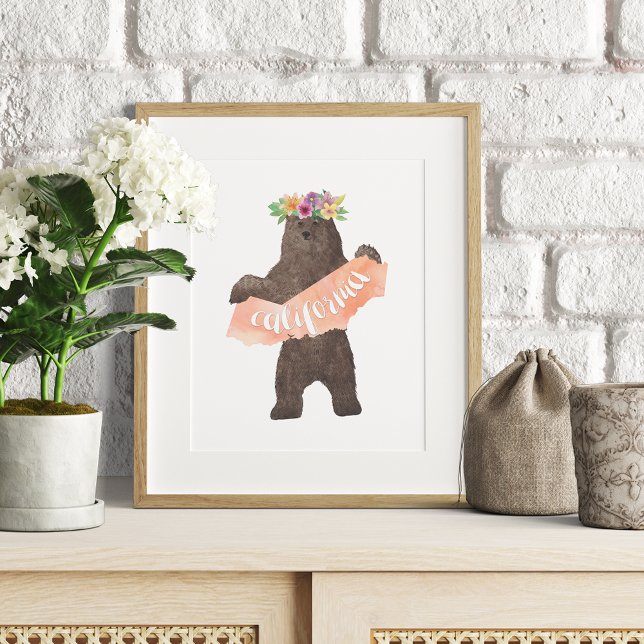 California Boho Bear Print (Creator Uploaded)