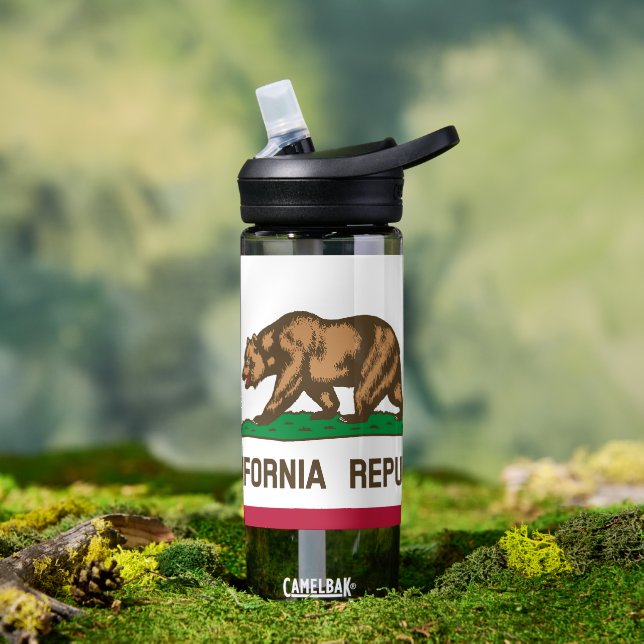 California bottle, patriotic Californian Flag Water Bottle (Outdoor)