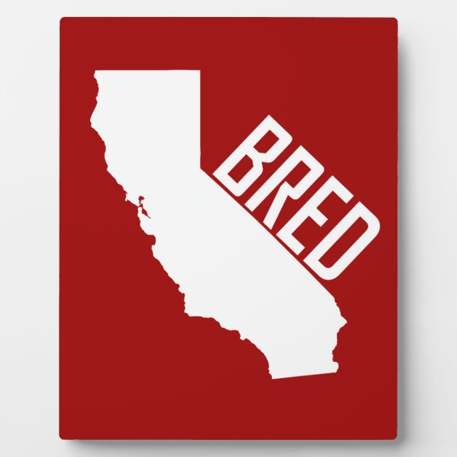 California Bred Plaque (Front)