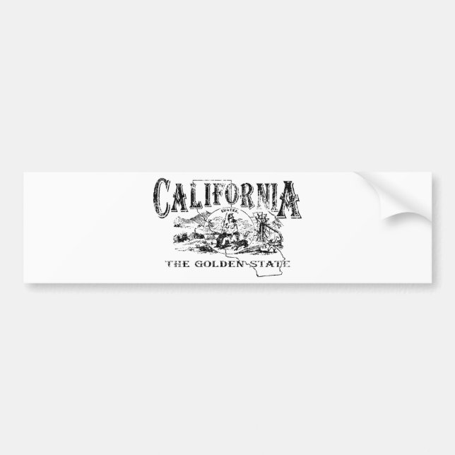 California Bumper Sticker (Front)
