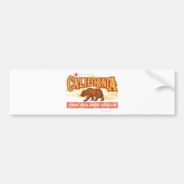 California Bumper Sticker (Front)