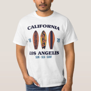California Ca Surf Retro Vintage 70s Surfer Surfi T-Shirt