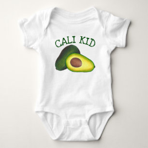 California Cali Kid Avocado Avocadoes Health Food Baby Bodysuit
