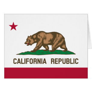 California Cali Republic Bear Flag, US States