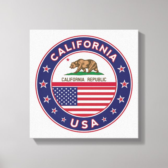 California Canvas Print (Front)
