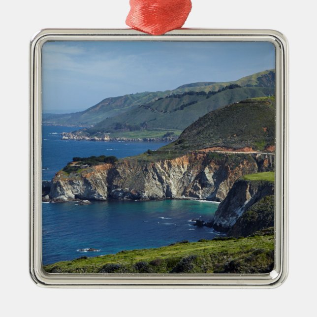 California Central Coast Metal Tree Decoration (Front)