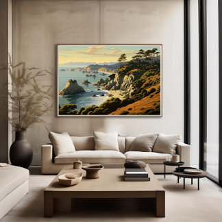 California Central Coast Poster