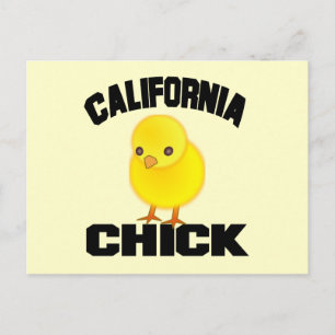 California Chick Postcard