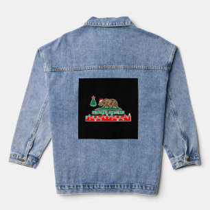 California Christmas Denim Jacket