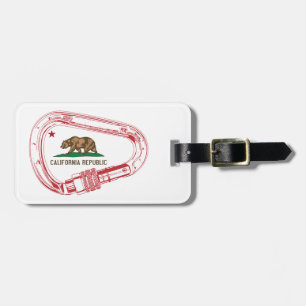 California Climbing Carabiner Luggage Tag