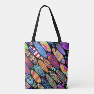 California Coast Surfboards Tote Bag