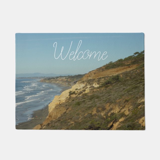 California Coastline Scenic Travel Landscape Doormat (Front)