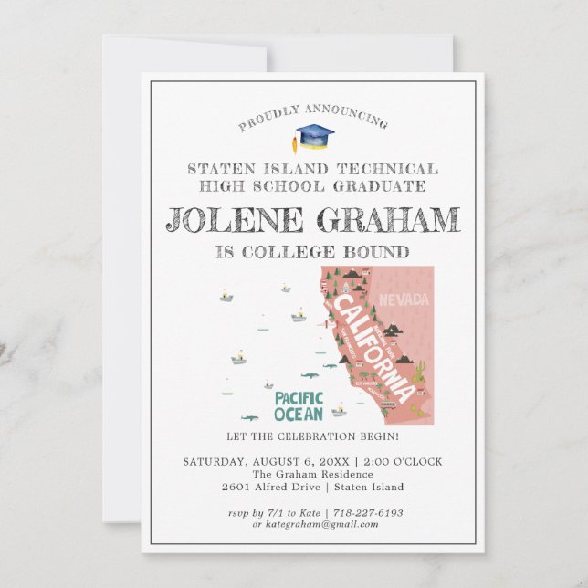 California | College Bound Graduation Party (Front)