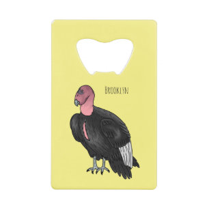California condor bird cartoon illustration