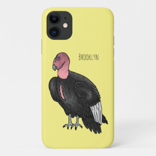 California condor bird cartoon illustration Case-Mate iPhone case