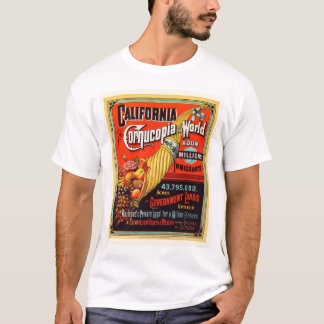 California - Cornucopia of the World T-Shirt