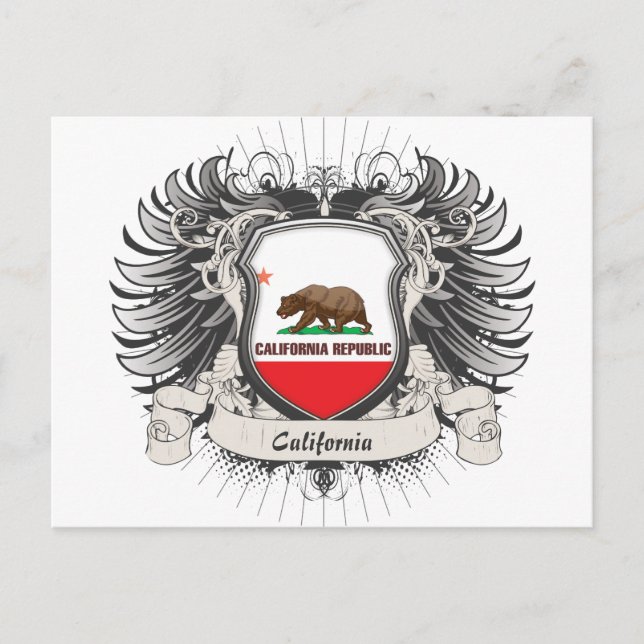 California Crest Postcard (Front)
