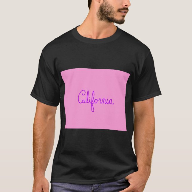 California Cursive Shirt (Front)