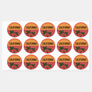 California Cute Design Gift Ideas Sunset Palms